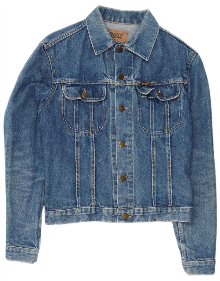 Veste en Jean Femme Rifle IT 42 Bleu Moyen Coton