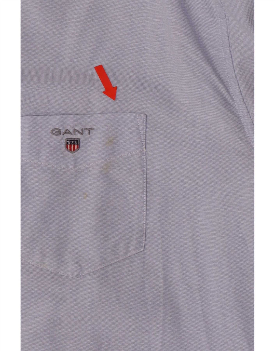 Gant Chemise coupe régulière pour homme Taille 17 1/2 XL Bleu Coton