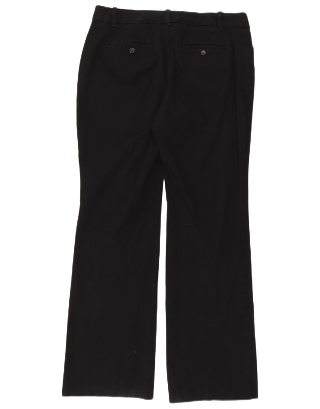 Eddie Bauer Pantalon décontracté bootcut pour femme US 12 Large W34 L34 Coton noir