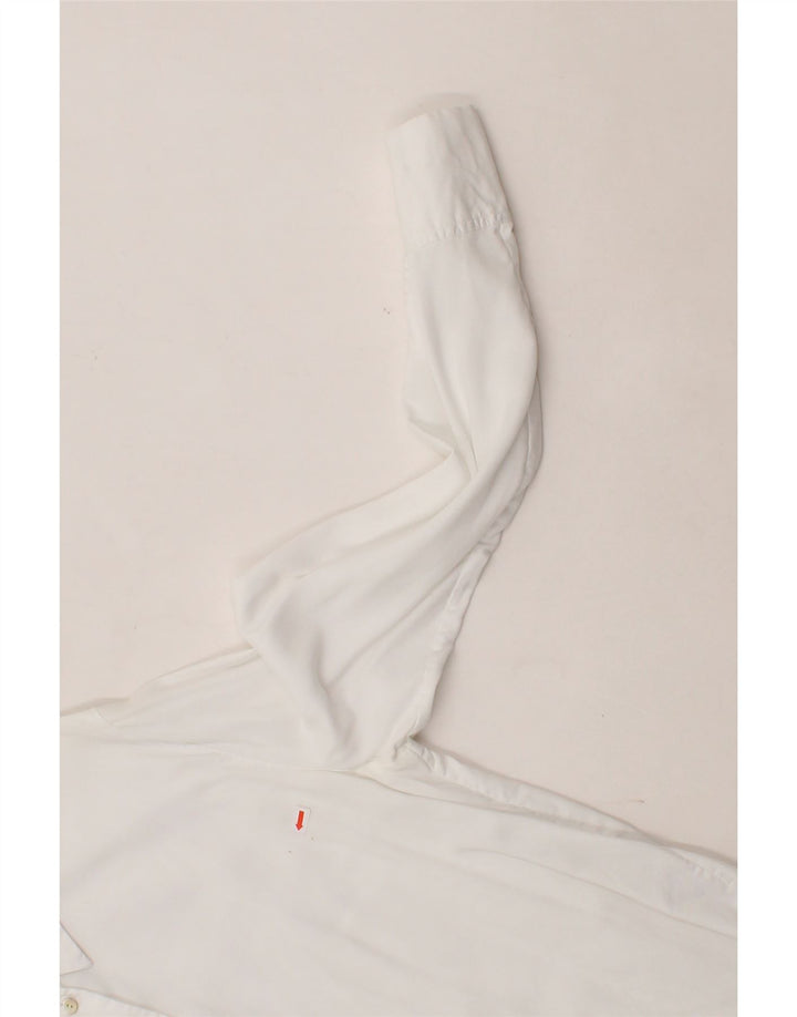 MASSIMO DUTTI Chemise Femme EU 38 Petit Lyocell Blanc