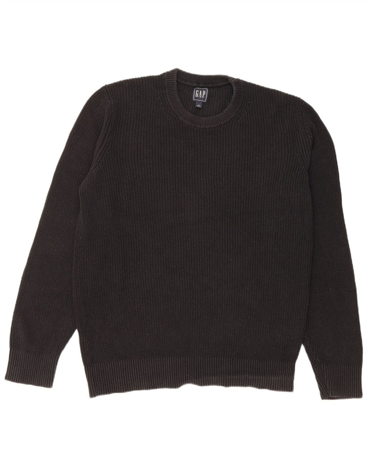 Gap Pull Col Ras Du Cou Homme Noir Moyen Coton