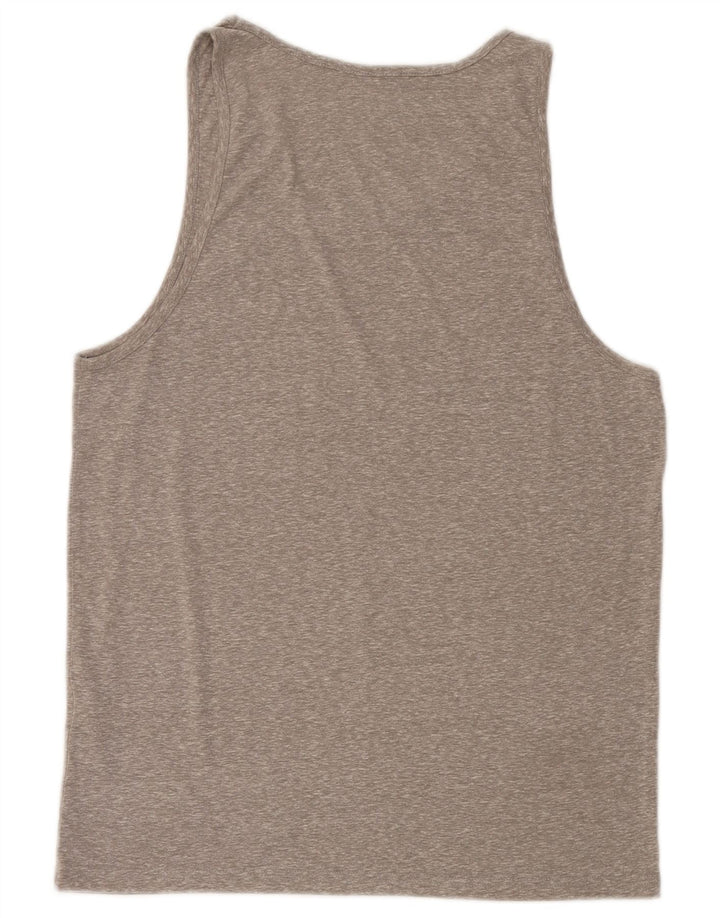 Jack & Jones T-Shirt Homme Haut Large Gris Moucheté Polyester