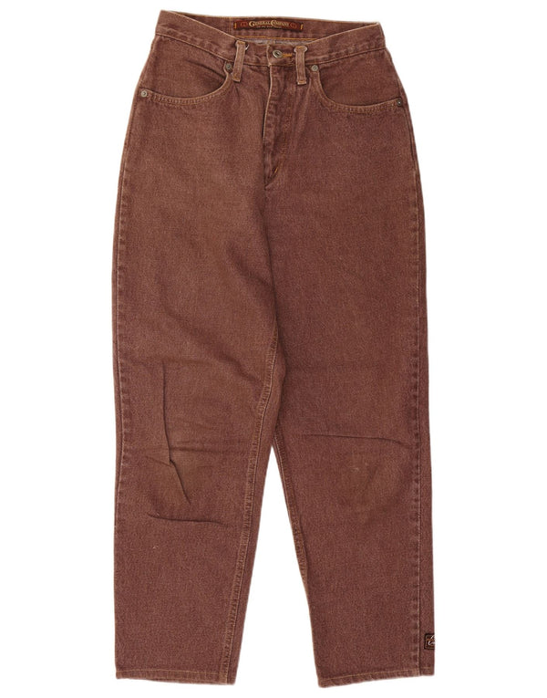 General Company Jean fuselé taille haute pour femme IT 46 Large W26 L28 Marron