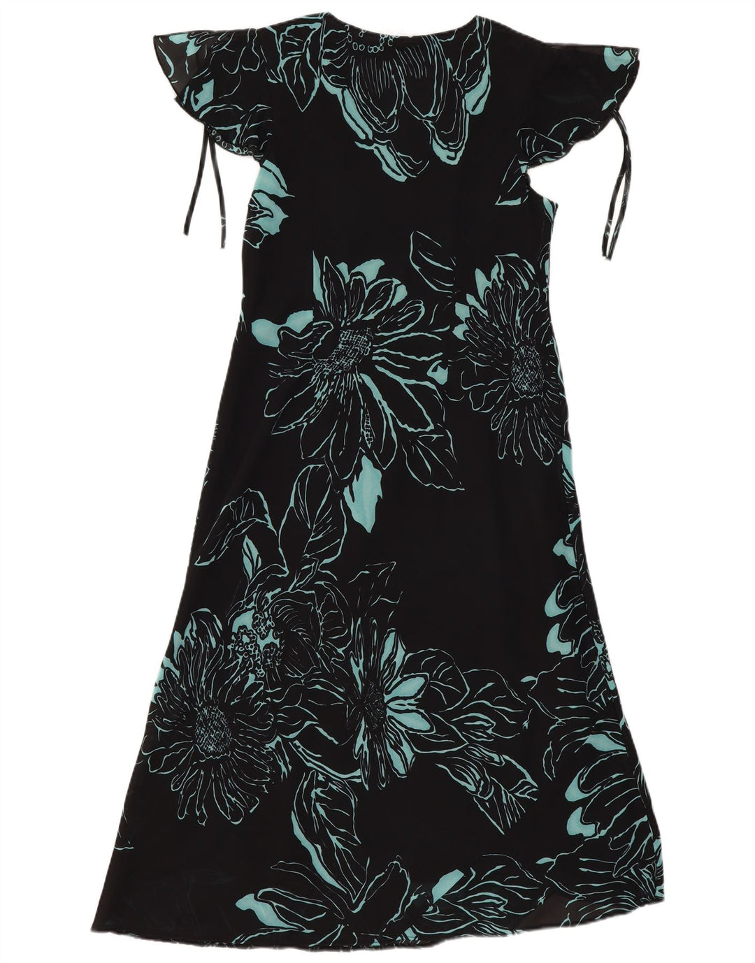 Agenda Femme Maxi Robe UK 44 Moyen Noir Floral Polyester