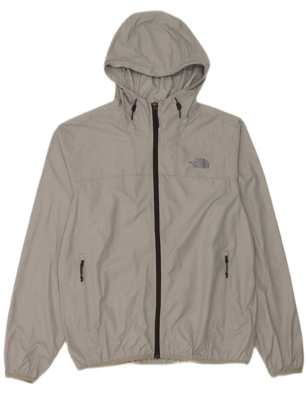 The North Face Veste de pluie à capuche pour homme UK 38 Gris moyen Polyester