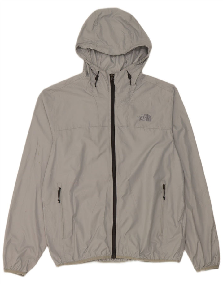 The North Face Veste de pluie à capuche pour homme UK 38 Gris moyen Polyester