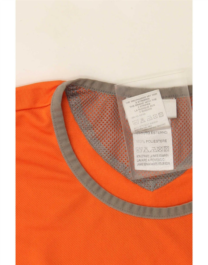 Adidas T-Shirt Homme Haut Petit Orange Polyester