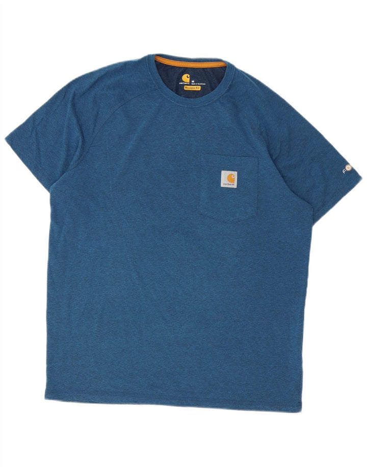CARHARTT T-shirt coupe décontractée pour homme en polyester bleu moyen