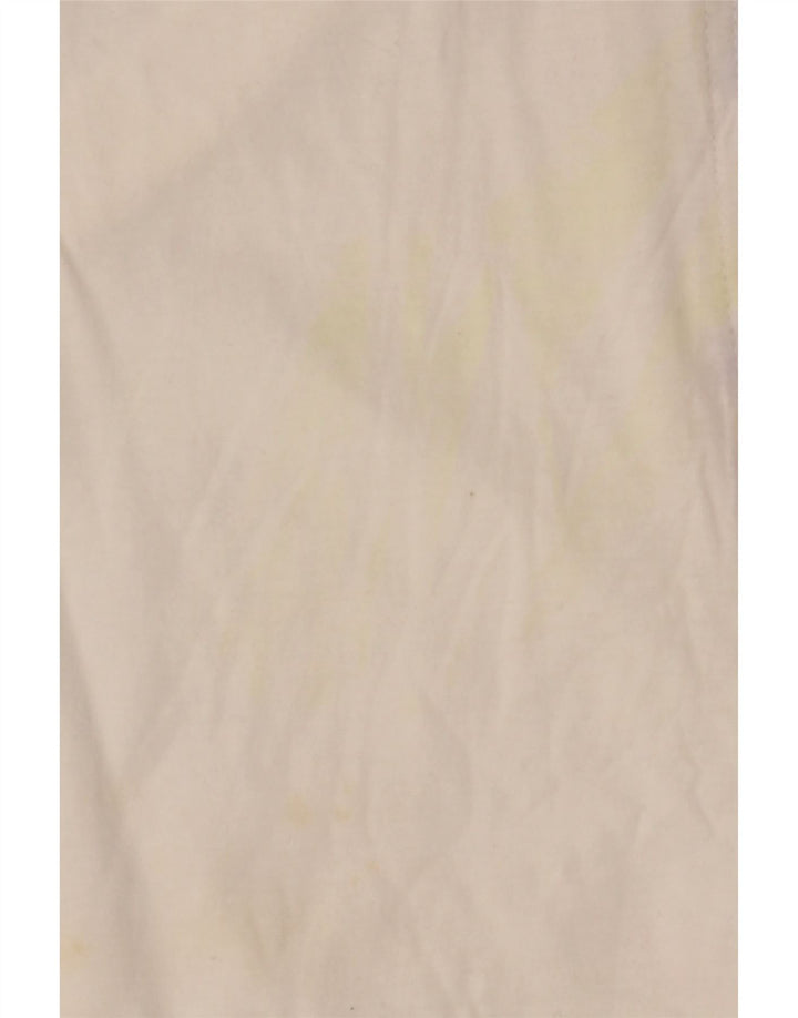 HEAD Womens T-Shirt Top IT 42 Medium White Colourblock Cotton Vintage HEAD and Second-Hand HEAD from Messina Hembry 