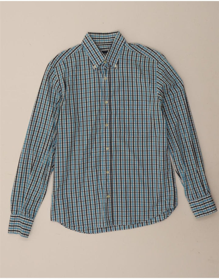 Sergio Tacchini Chemise Homme Bleu Moyen Carreaux Coton