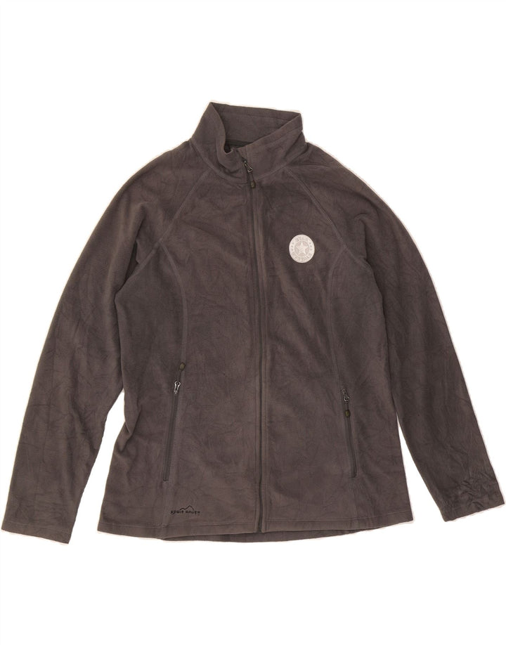 EDDIE BAUER Womens Fleece Jacket UK 18 XL Grey Polyester Vintage Eddie Bauer and Second-Hand Eddie Bauer from Messina Hembry 