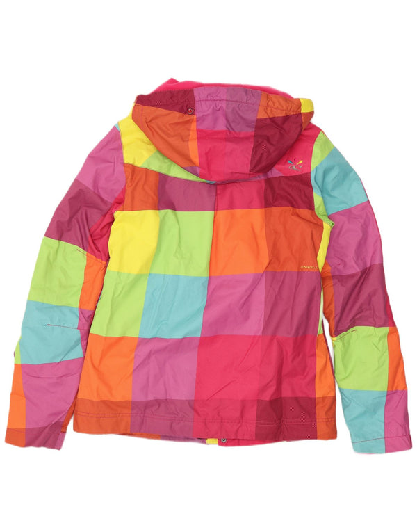 O'Neill Veste de pluie à capuche pour femme UK 10 Small Multicolore Colourblock