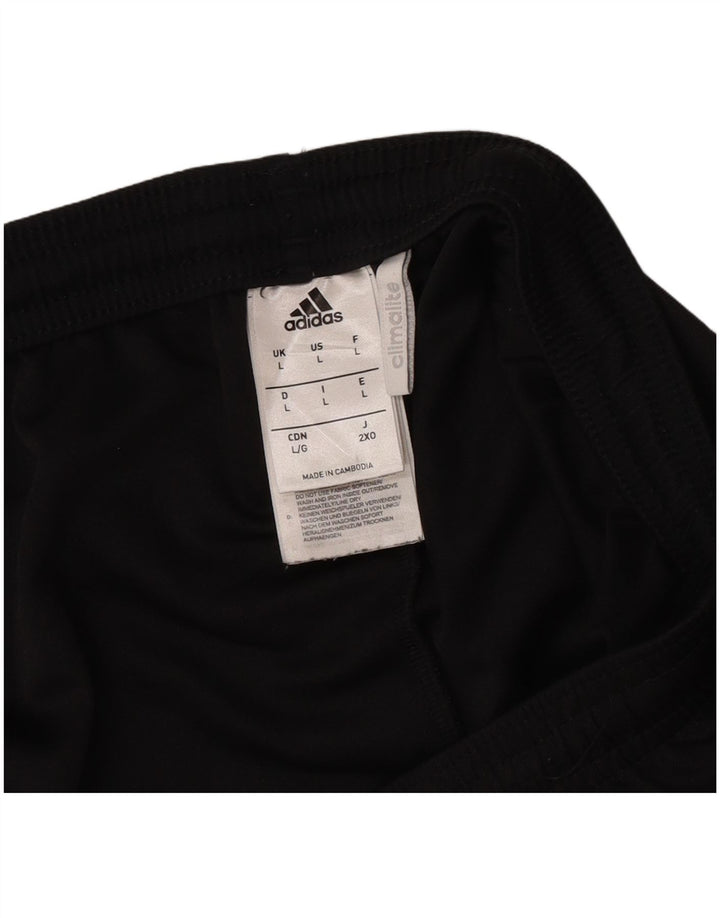Adidas Short de sport Climalite pour homme, grand, noir, polyester