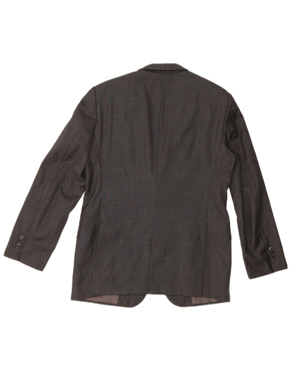 Armani Collezioni Veste Blazer 2 Boutons Homme IT 50 Grande Laine Grise