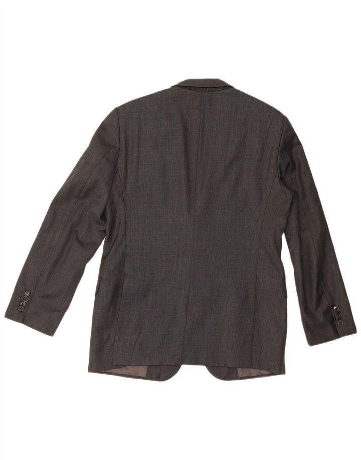 Armani Collezioni Veste Blazer 2 Boutons Homme IT 50 Grande Laine Grise