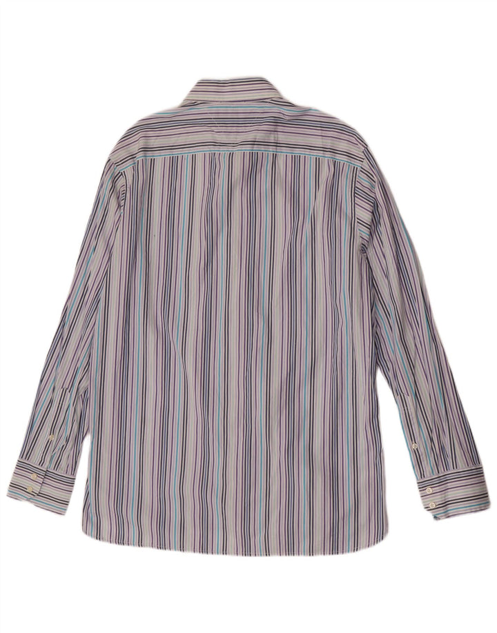 Tommy Hilfiger Chemise Homme Large Bleu Rayé Coton