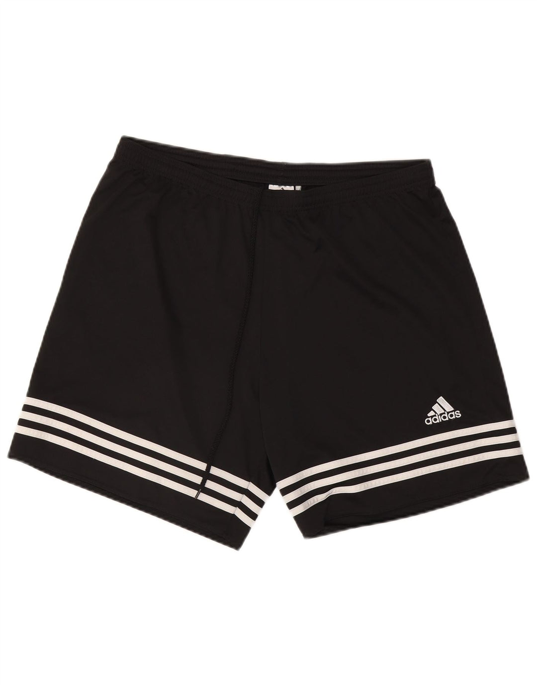 Adidas Short de sport pour homme XL en polyester rayé noir