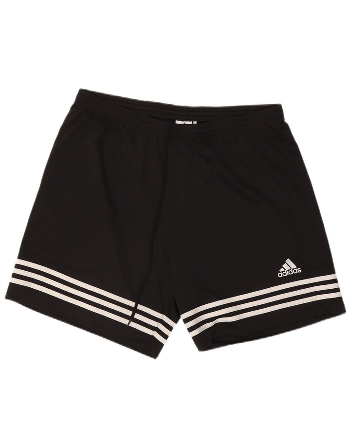Adidas Short de sport pour homme XL en polyester rayé noir
