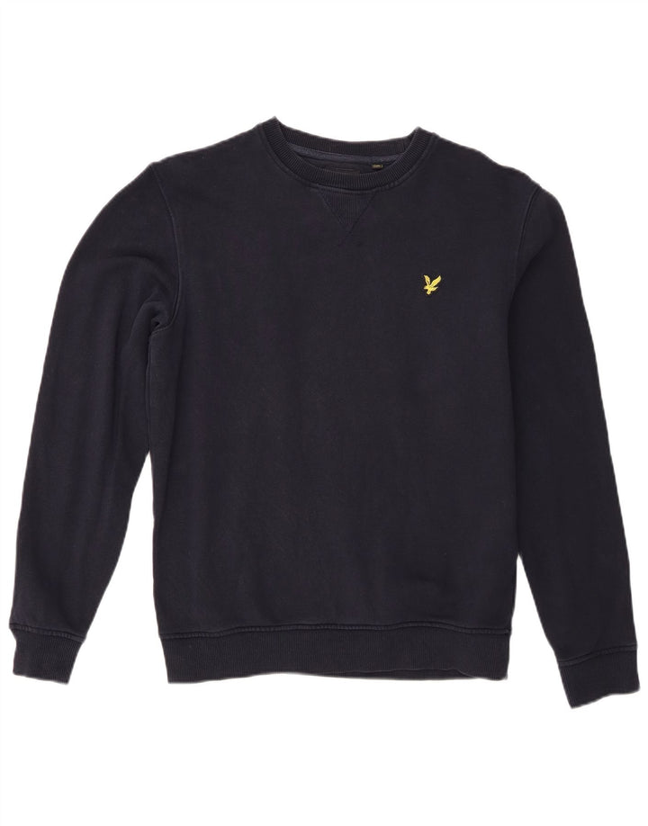 Lyle & Scott Sweat-shirt pour homme en coton bleu marine Small