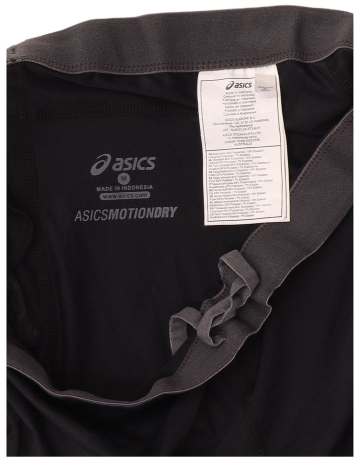 Asics Pantalon de Survêtement Graphic Capri Femme UK 12 Noir Moyen Polyamide