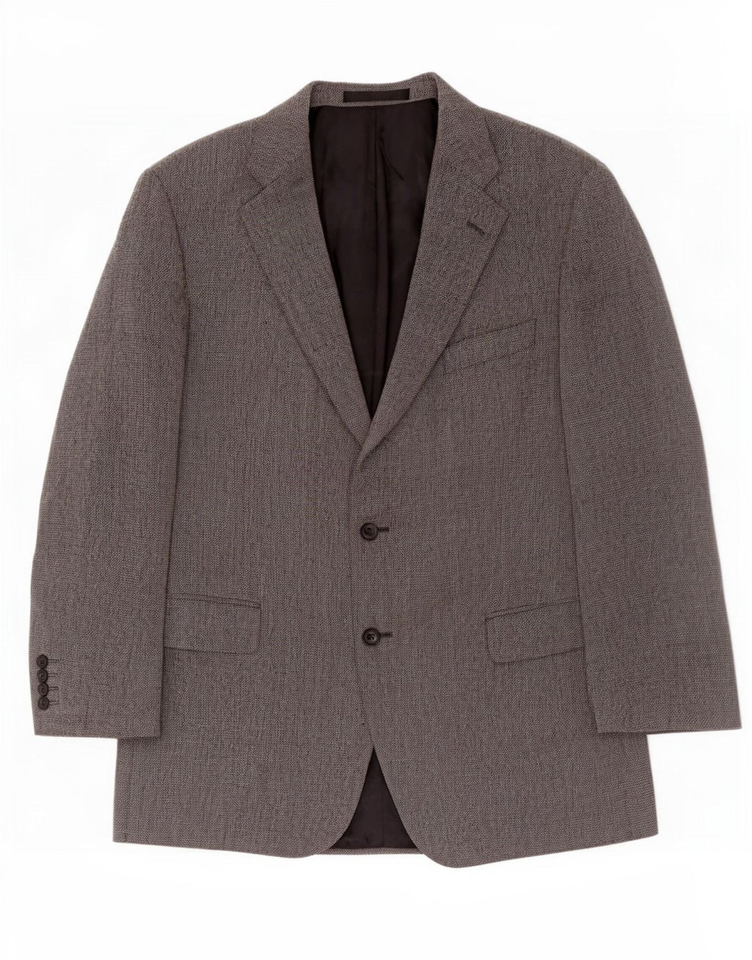 Marks & Spencer Veste blazer à 2 boutons pour homme UK 44 XL Gris laine vierge