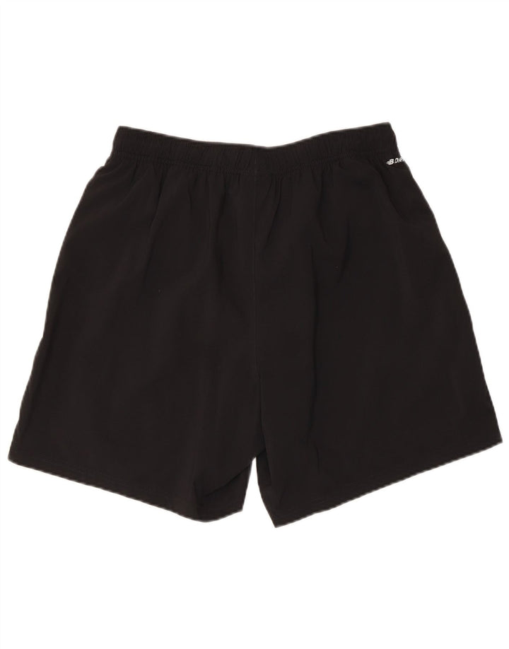 New Balance Short de Sport Homme Noir Moyen Polyester
