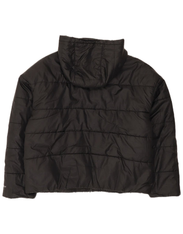 Nike Veste matelassée surdimensionnée à capuche Therma-Fit pour femme UK 16 Large Noir