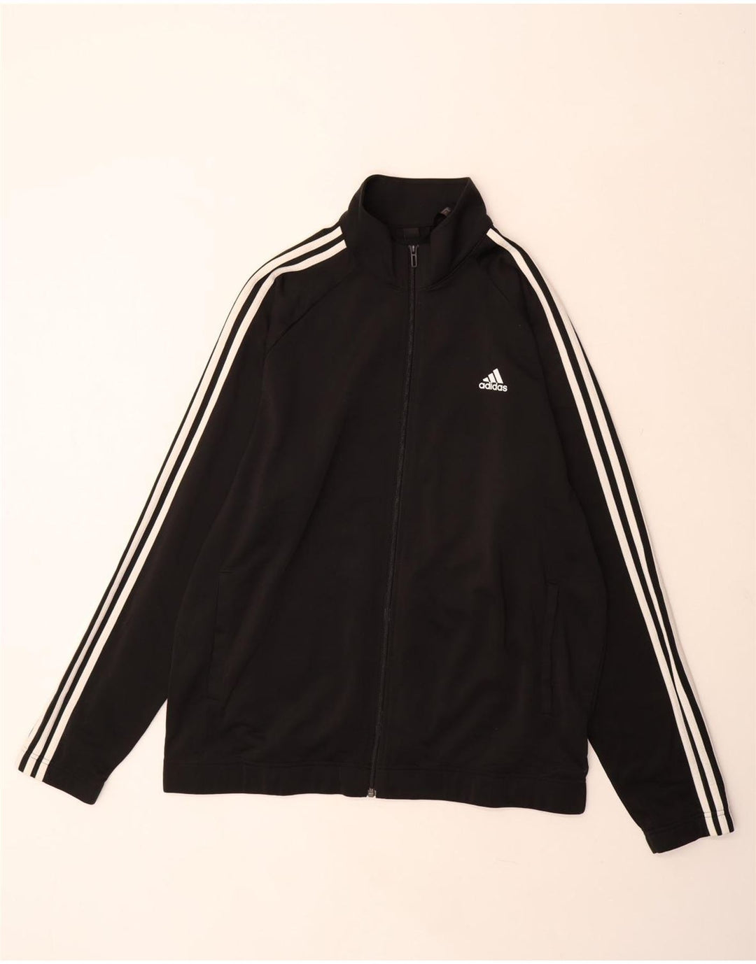 Adidas Veste de survêtement pour homme UK 48/50 XL Noir Polyester