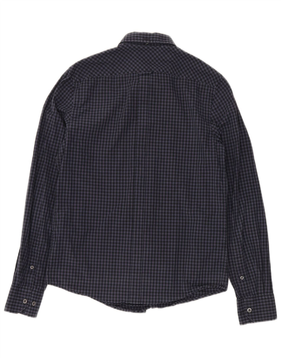 BEN SHERMAN Chemise Homme XS Bleu Marine Vichy Coton