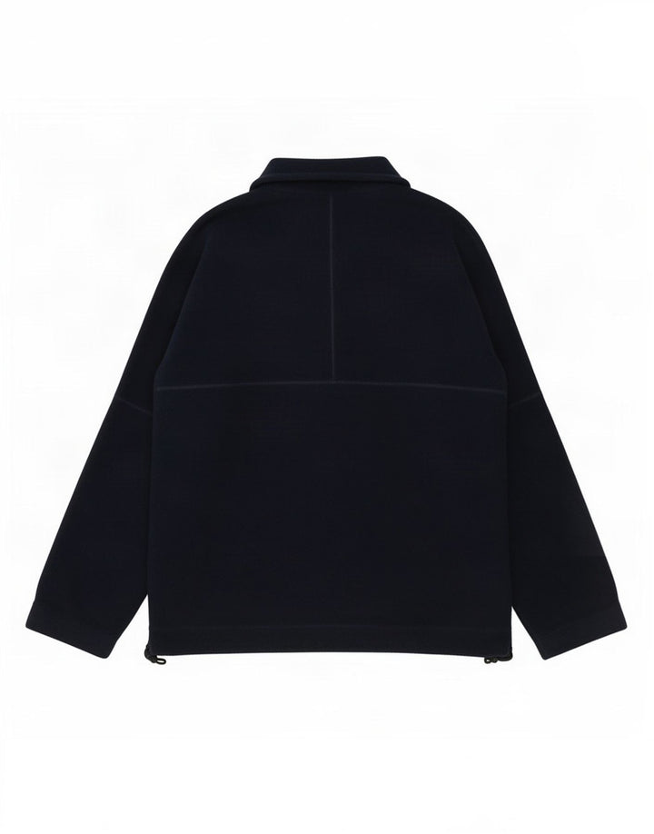 Colmar Pull Polaire Col Boutonné Homme Bleu Marine Moyen Polyester