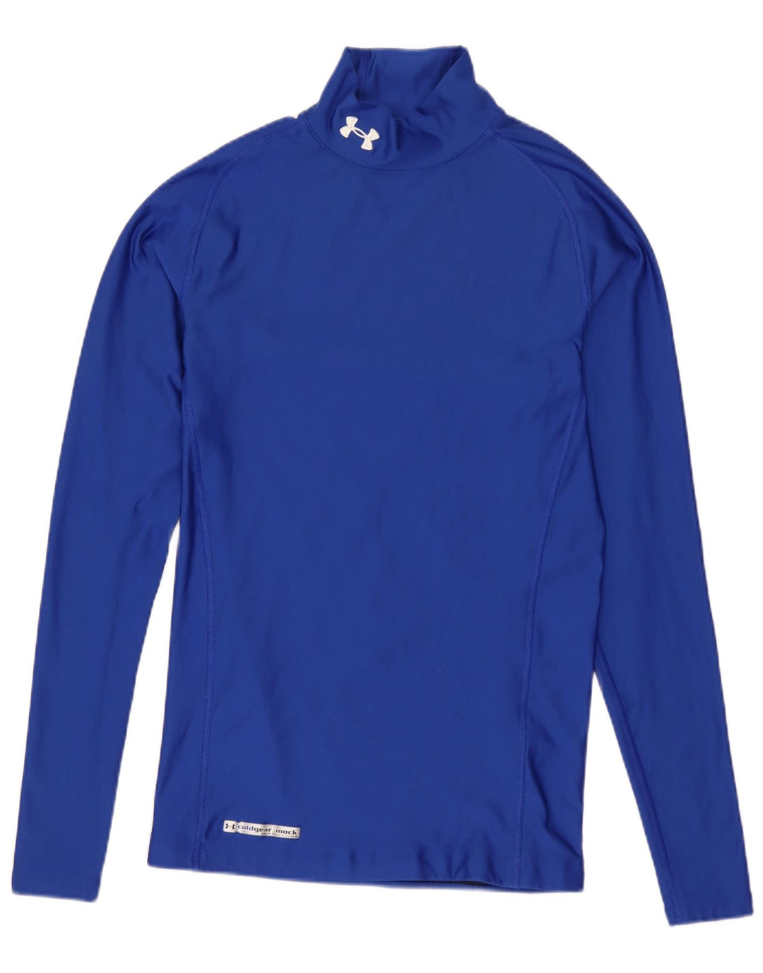 UNDER ARMOUR Haut Cold Gear Homme Manches Longues Petit Bleu Polyester