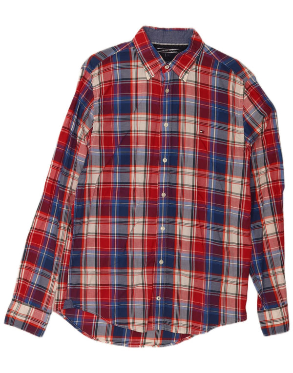 Tommy Hilfiger Chemise New York Fit Homme Petit Carreau Multicolore Coton