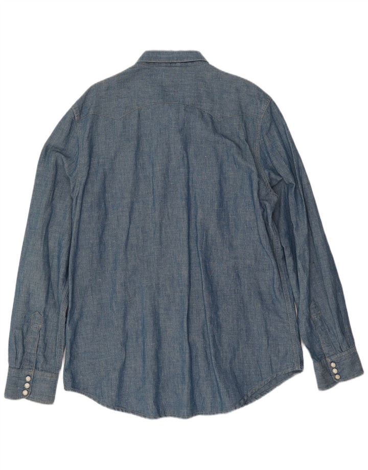 Levi's Chemise Slim Fit Western Homme Bleu Coton