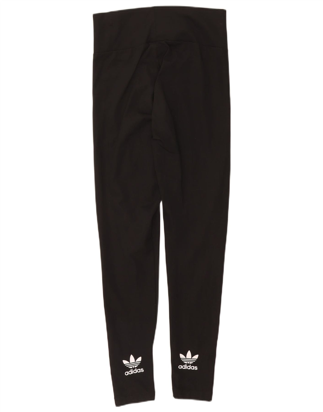 Adidas Leggings graphiques pour femmes UK 14 Large Noir Polyester