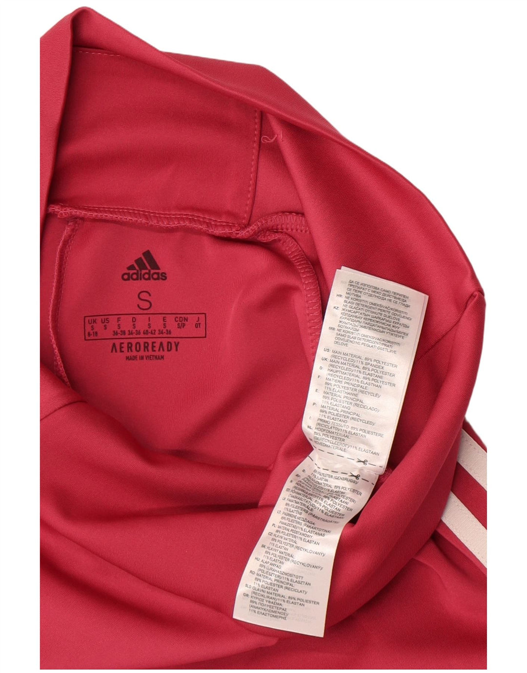 Adidas Leggings Aeroready pour femme UK 8/10 Petit Rose Polyester