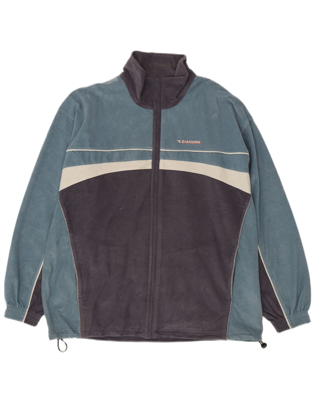 Diadora Veste Polaire Homme UK 42 XL Bleu Colorblock Polyester