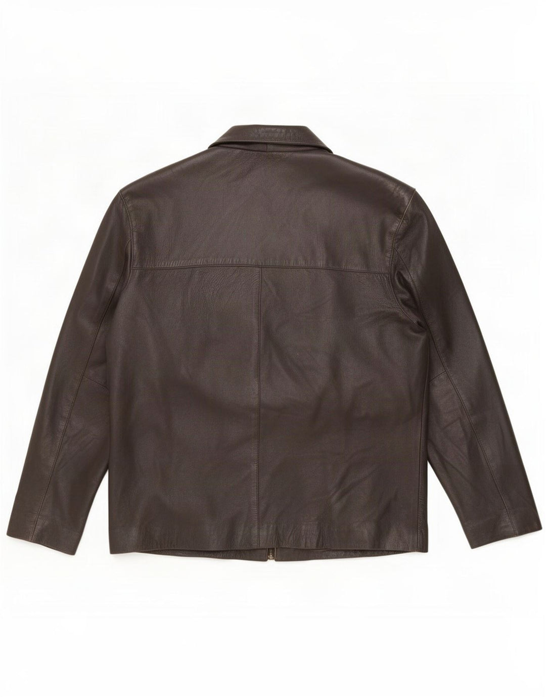 MONTANA Veste en cuir pour homme UK 40 Large Marron