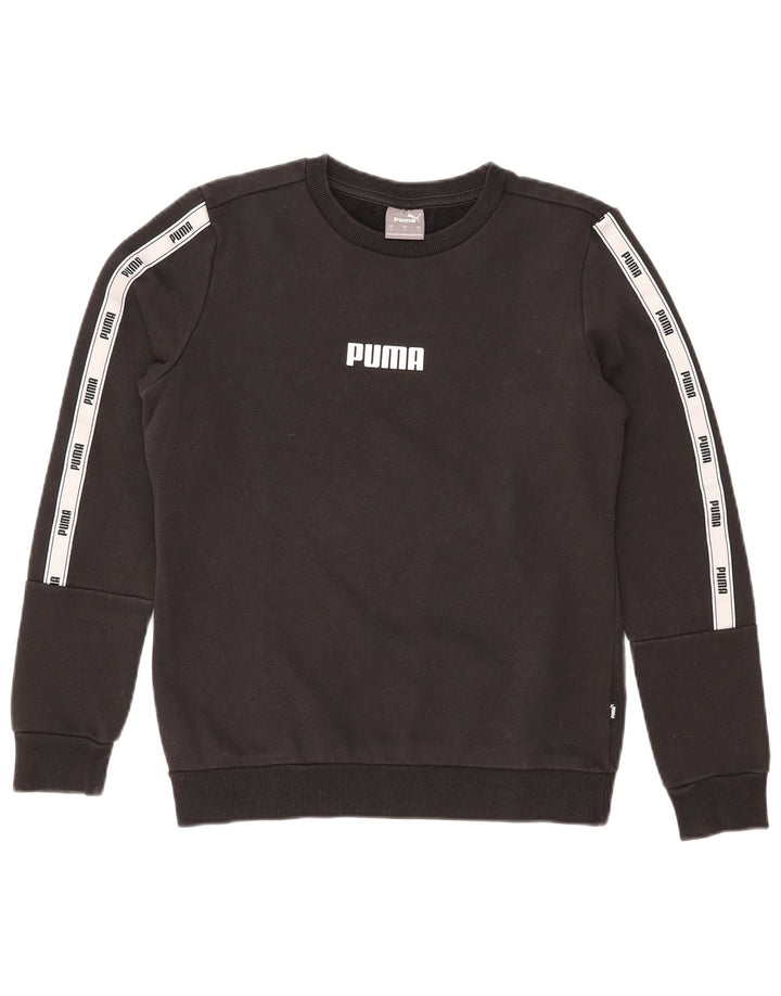 PUMA Sweat-shirt graphique pour femme UK 10 Small Noir