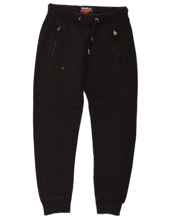 Superdry Pantalon De Survêtement Joggers Small Noir Coton Homme