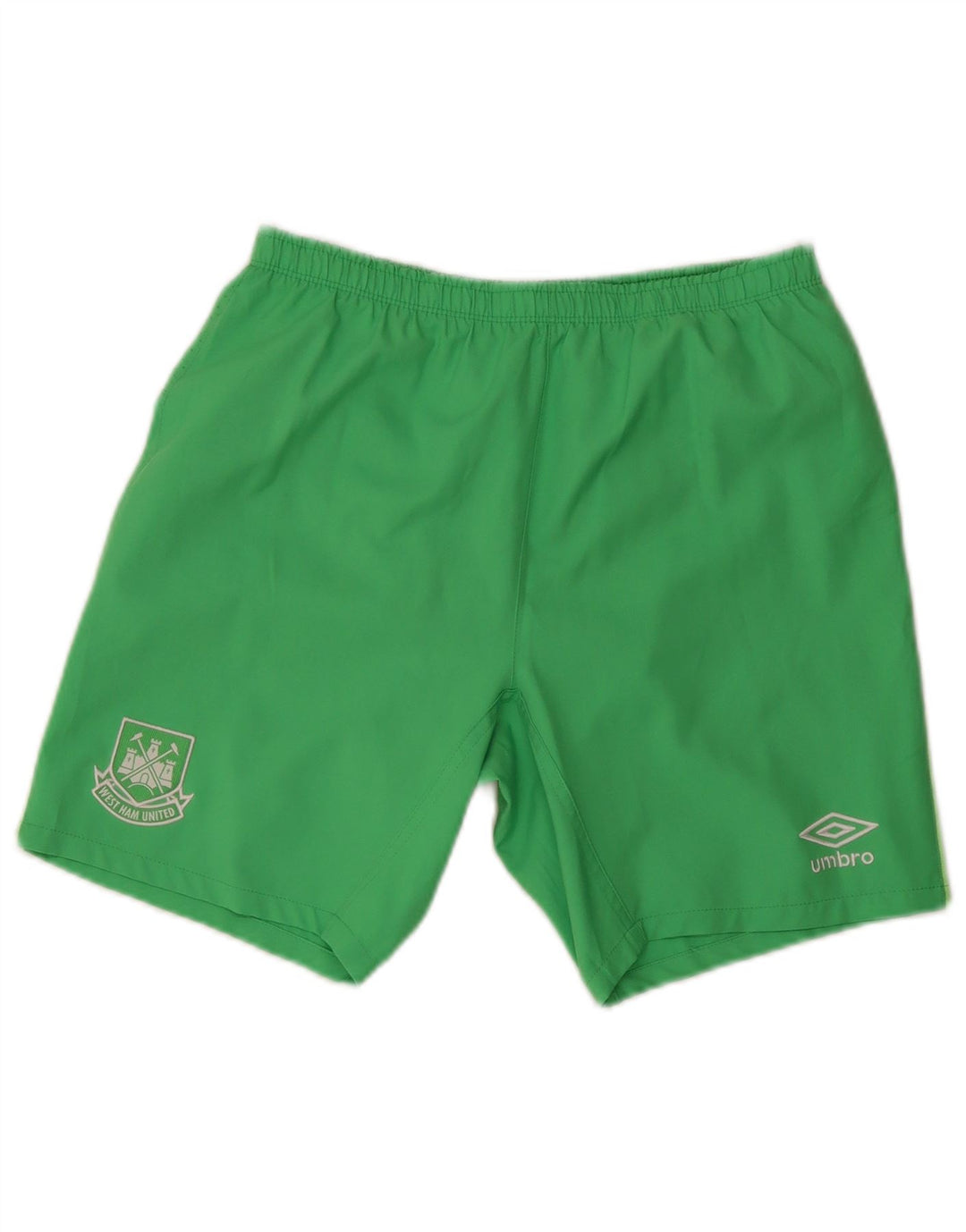 Umbro Short de Sport West Ham United Homme Vert Petit Polyester