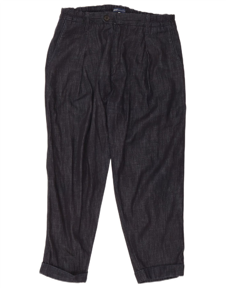 Levi's Pantalon de Costume Pegged Femme W34 L26 Bleu Marine Coton