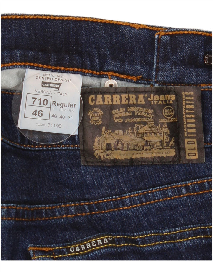 Carrera Jean Slim 710 Regular Homme IT 46 Small W31 L33 Bleu Marine Coton