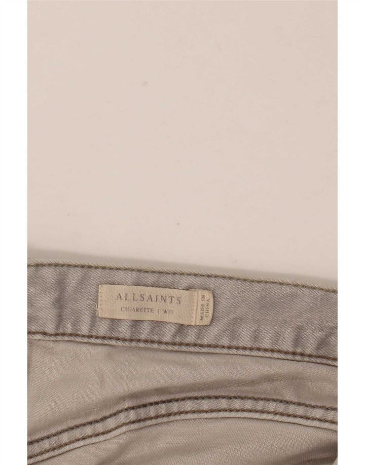 All Saints Jean Skinny Cigarette W35 L31 Gris Homme