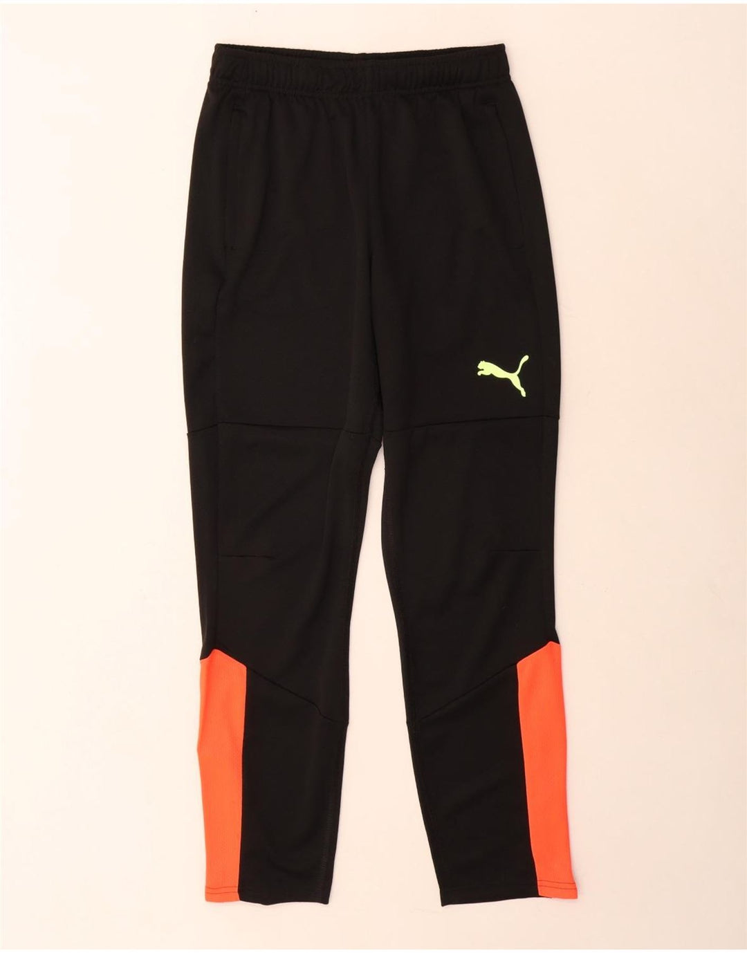 PUMA Pantalon de survêtement garçon 13-14 ans Noir Colourblock Polyester