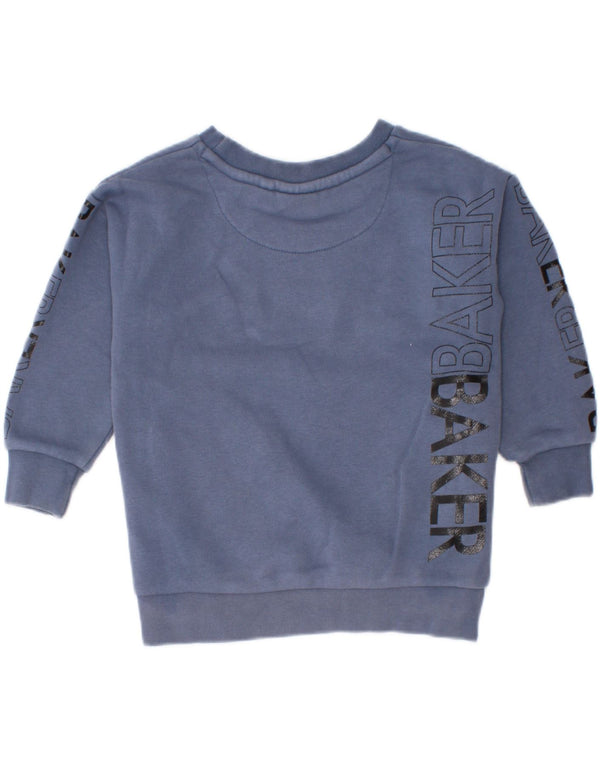 Ted Baker Sweat-shirt graphique pour bébé garçon 18-24 mois en coton bleu marine