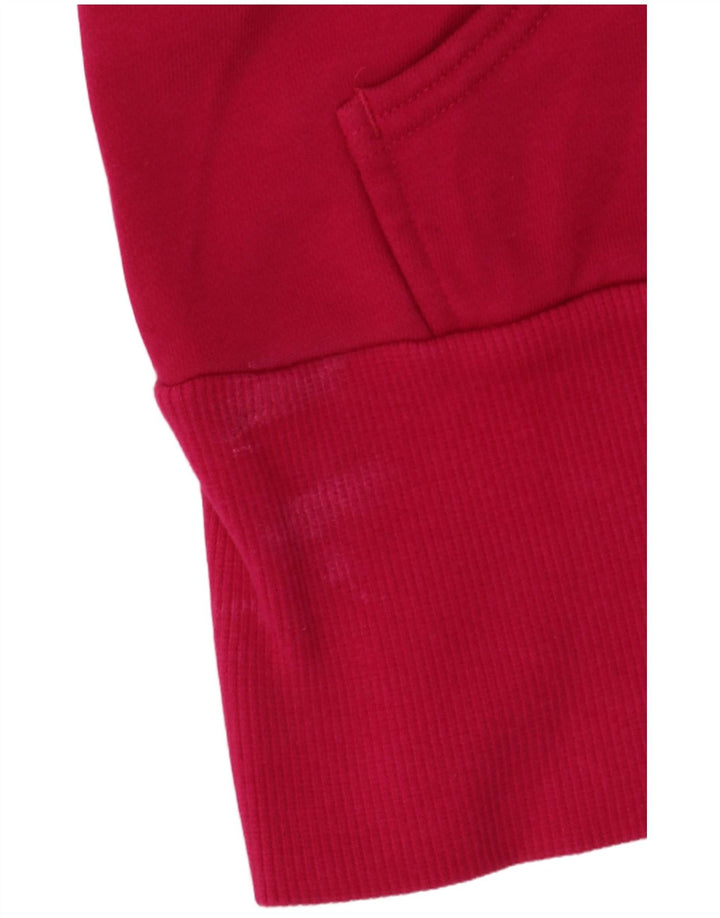 ADIDAS Pull à capuche court graphique pour femme IT 36 XS Rose Coton