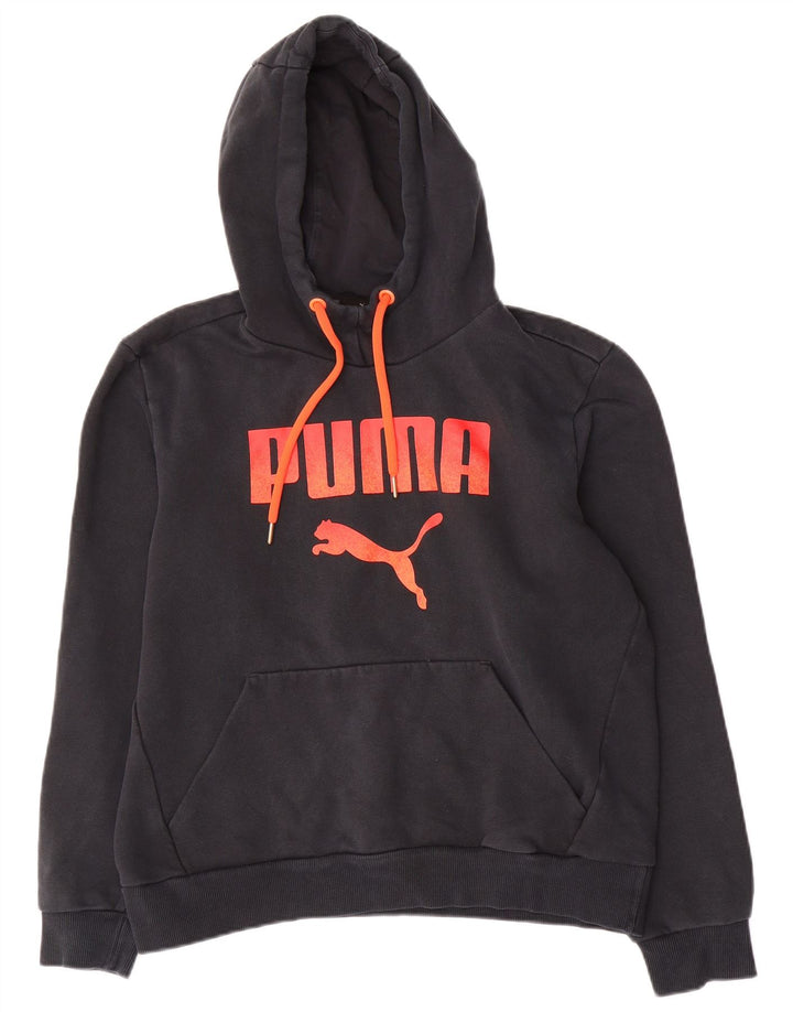 Puma Pull à Capuche Graphique Homme Noir Moyen Coton
