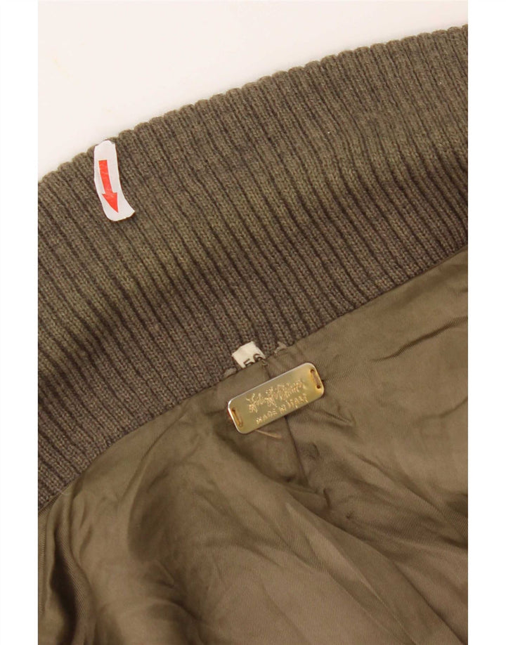 veste en daim bomber homme vintage UK 38 Beige moyen