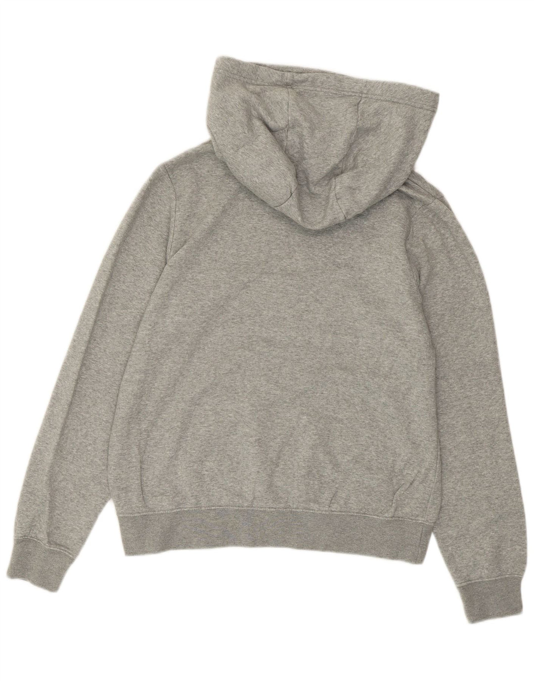 NIKE Pull à capuche pour femme UK 14 Coton gris moyen