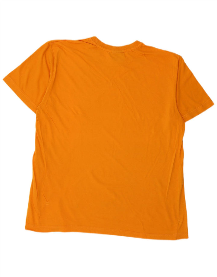 DIADORA T-Shirt Graphique Homme Grand Orange Coton